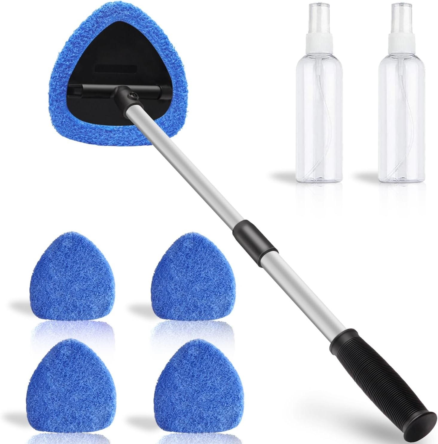 25.5″ Extra-Long Reach – Super Absorbent Coral Velvet Windshield Cleaner Tool
