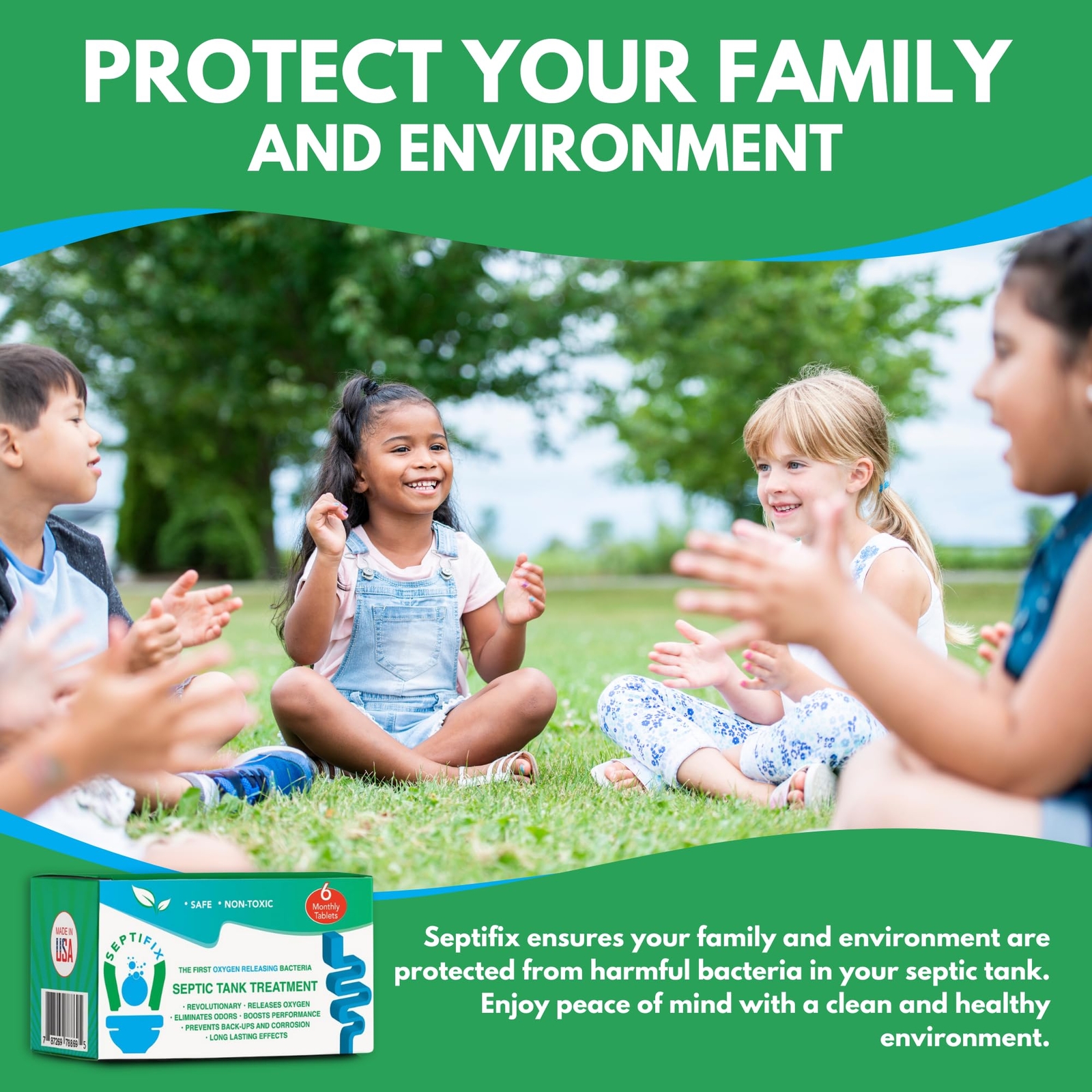 Septic Tank Treatment Tabs – Live Aerobic Bacteria Tablets For Your Septic Tank