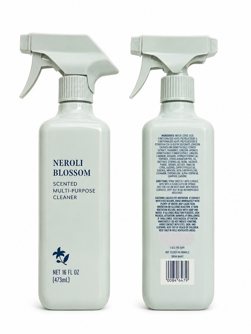 2 PACK Trader Joe’s Neroli Blossom Scented Multi-Purpose Cleaner 16 oz