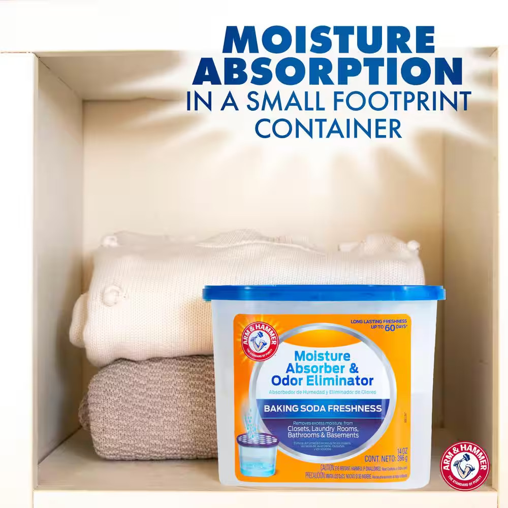 14 Oz. Moisture Absorber and Odor Eliminator, Fragrance Free