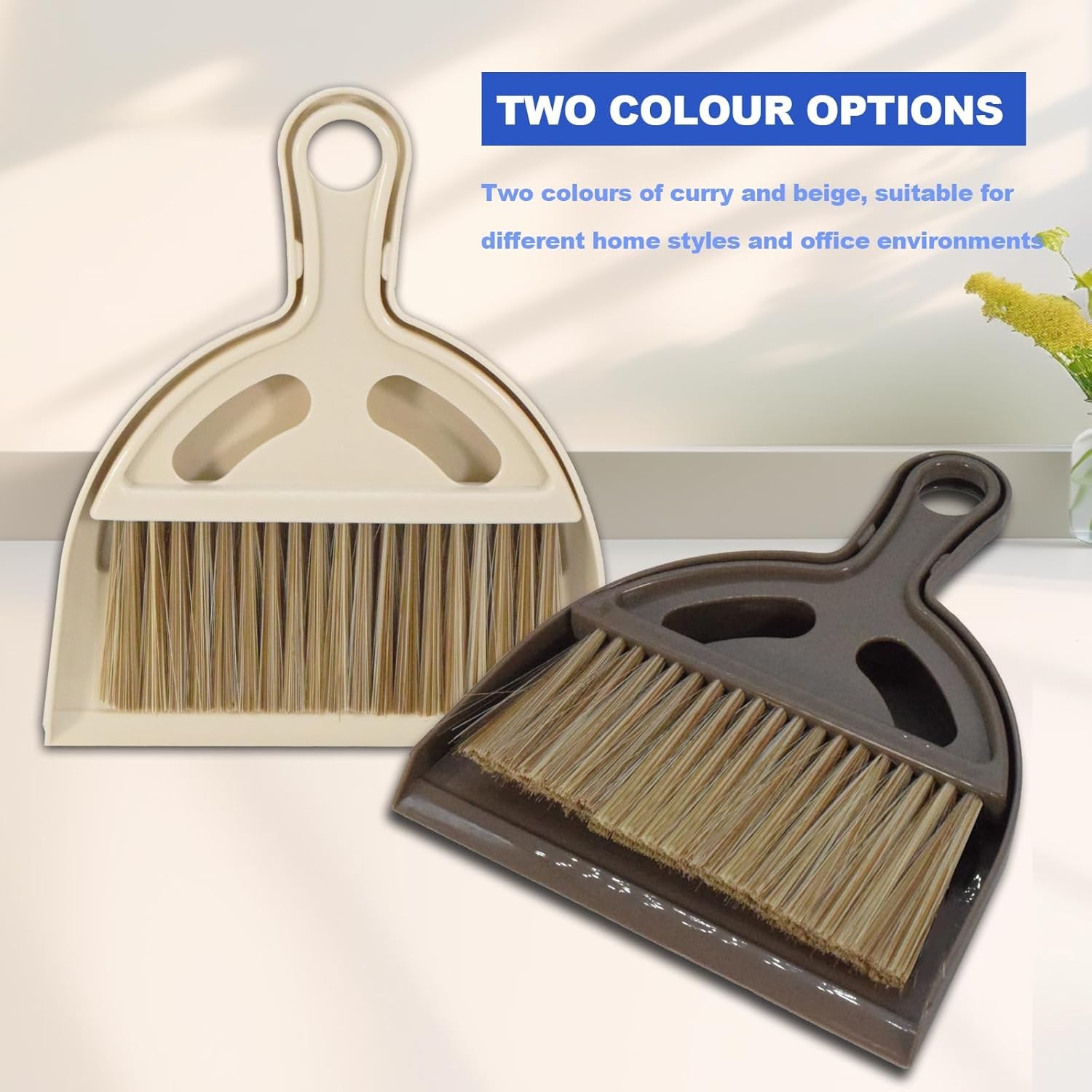 Mini Broom and Dustpan Set Hand Broom with Dustpan Portable Housekeeping