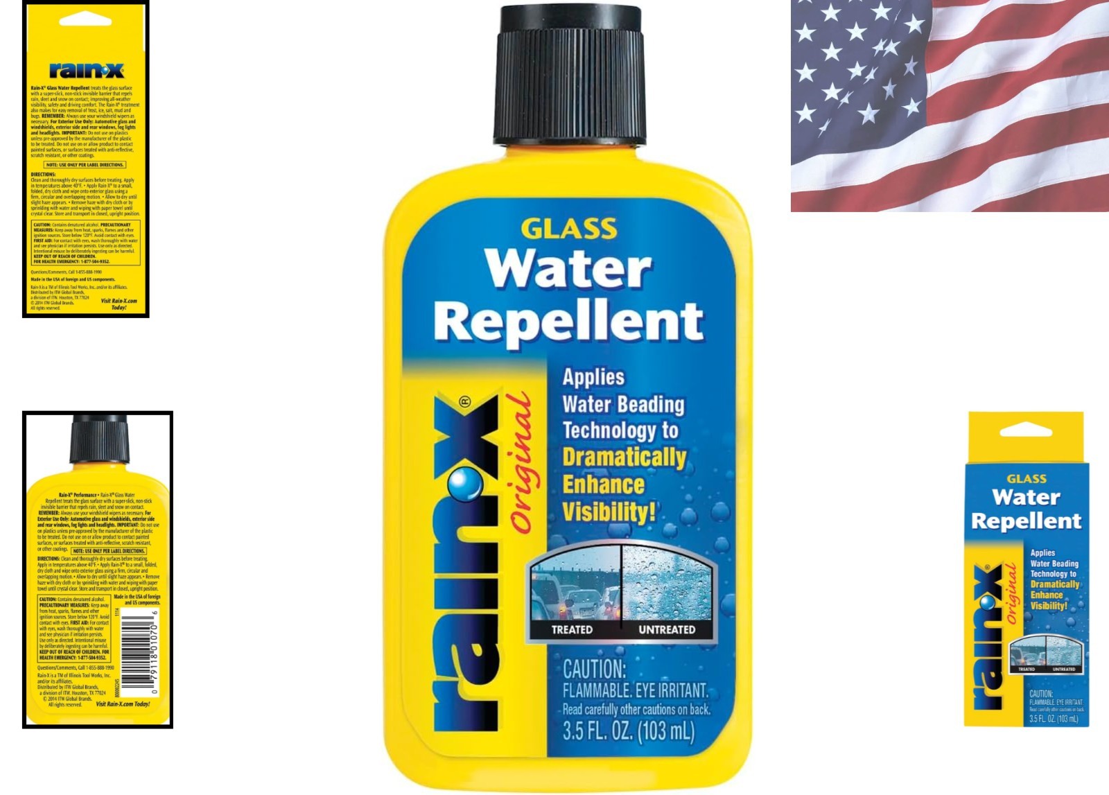 3.5 Oz. Streak-Free Windshield Treatment Spray for Ultimate Glass Protection