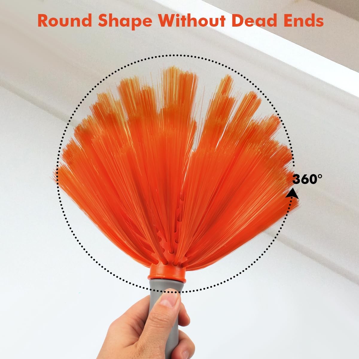 Ceiling Fan Cleaner, Extended Duster with Aluminum Pole, Adjusts 15 to 72 Inc…