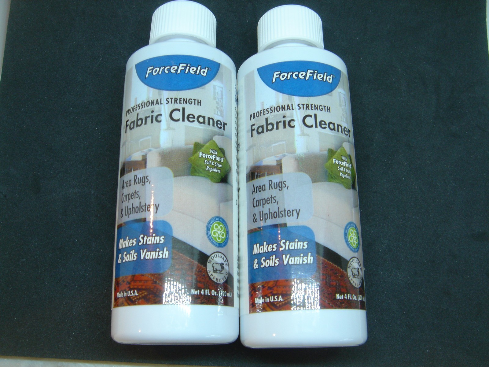 FORCEFIELD FABRIC CLEANER FLUID PROFESSIONAL STRENGTH 4oz.FREE FAST SHIPPING