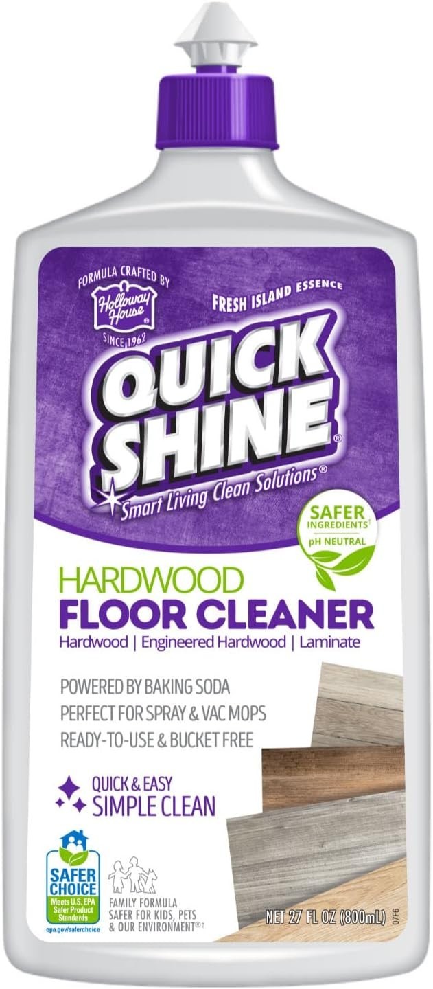 28oz Eco-Friendly Hardwood Floor Cleaner | Powered by Baking Soda & No Rinse