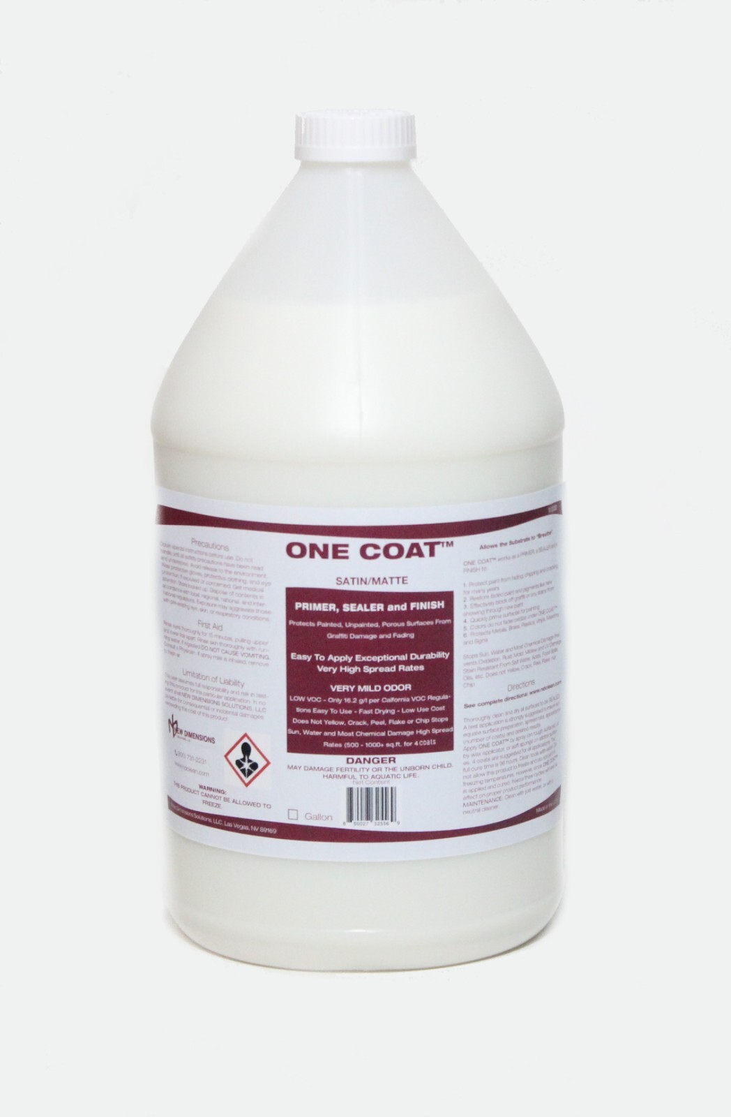 ONE COAT™ Water Based Primer/Sealer/Finish
