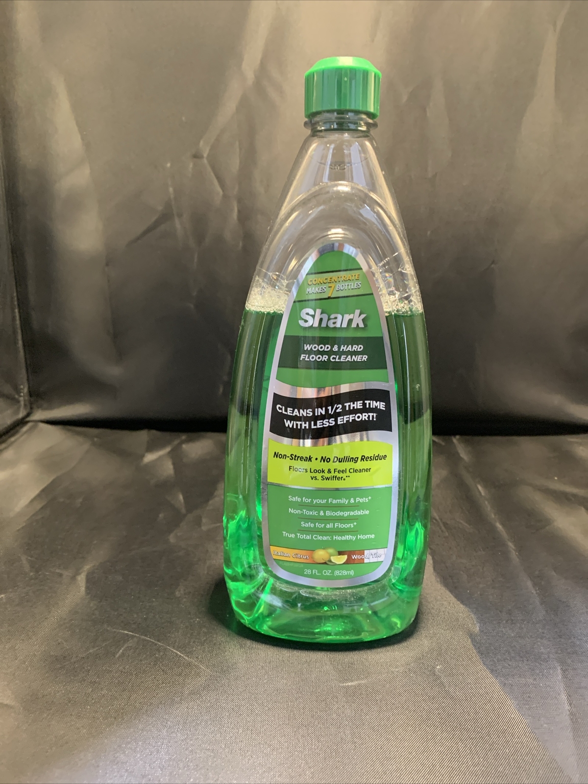 Shark Wood & Hard Floor Cleaner Italian Citrus Concentrate 28 oz Sonic 80% Full