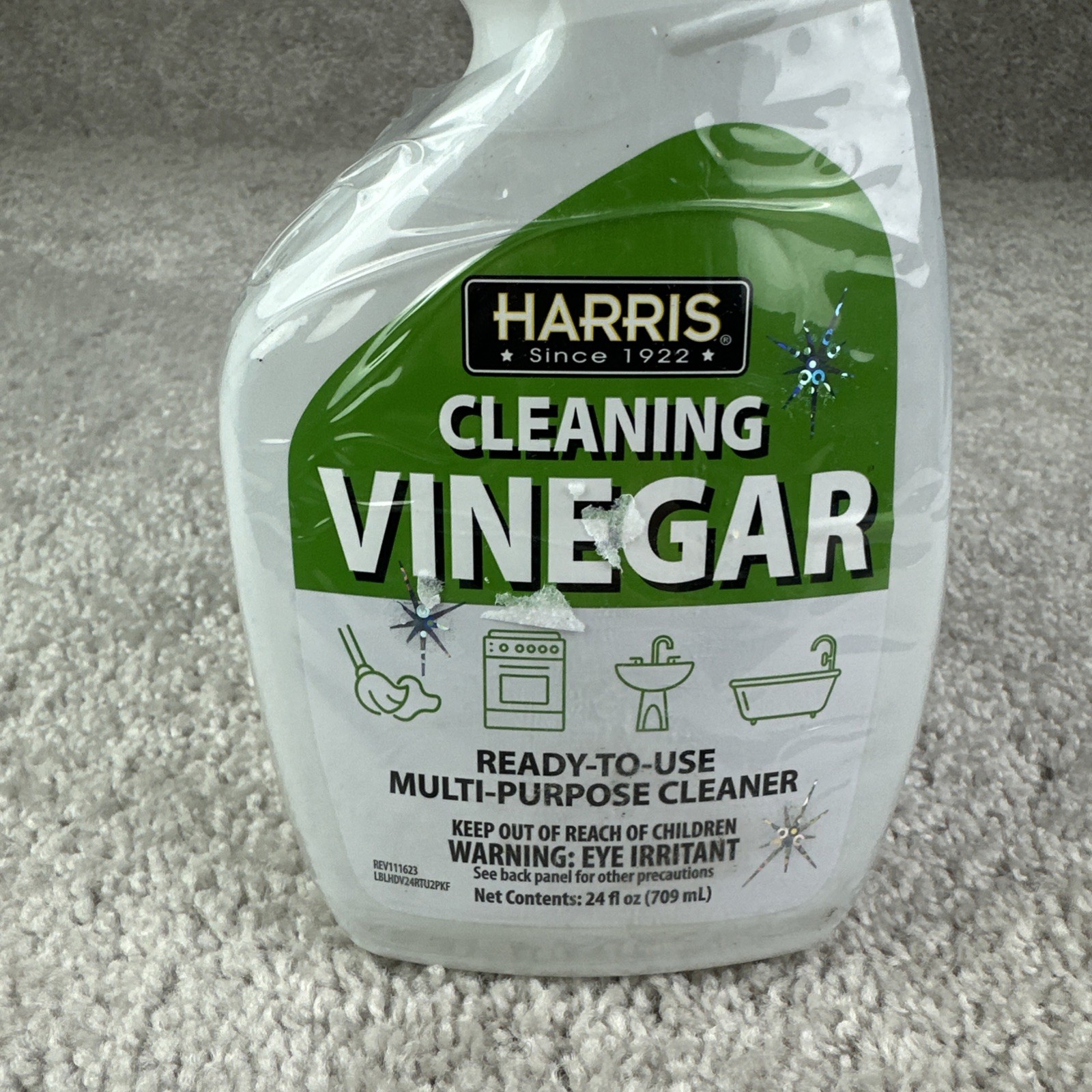 Harris Cleaning Vinegar Ready to Use Multipurpose Cleaner 32 oz (2-Pack)