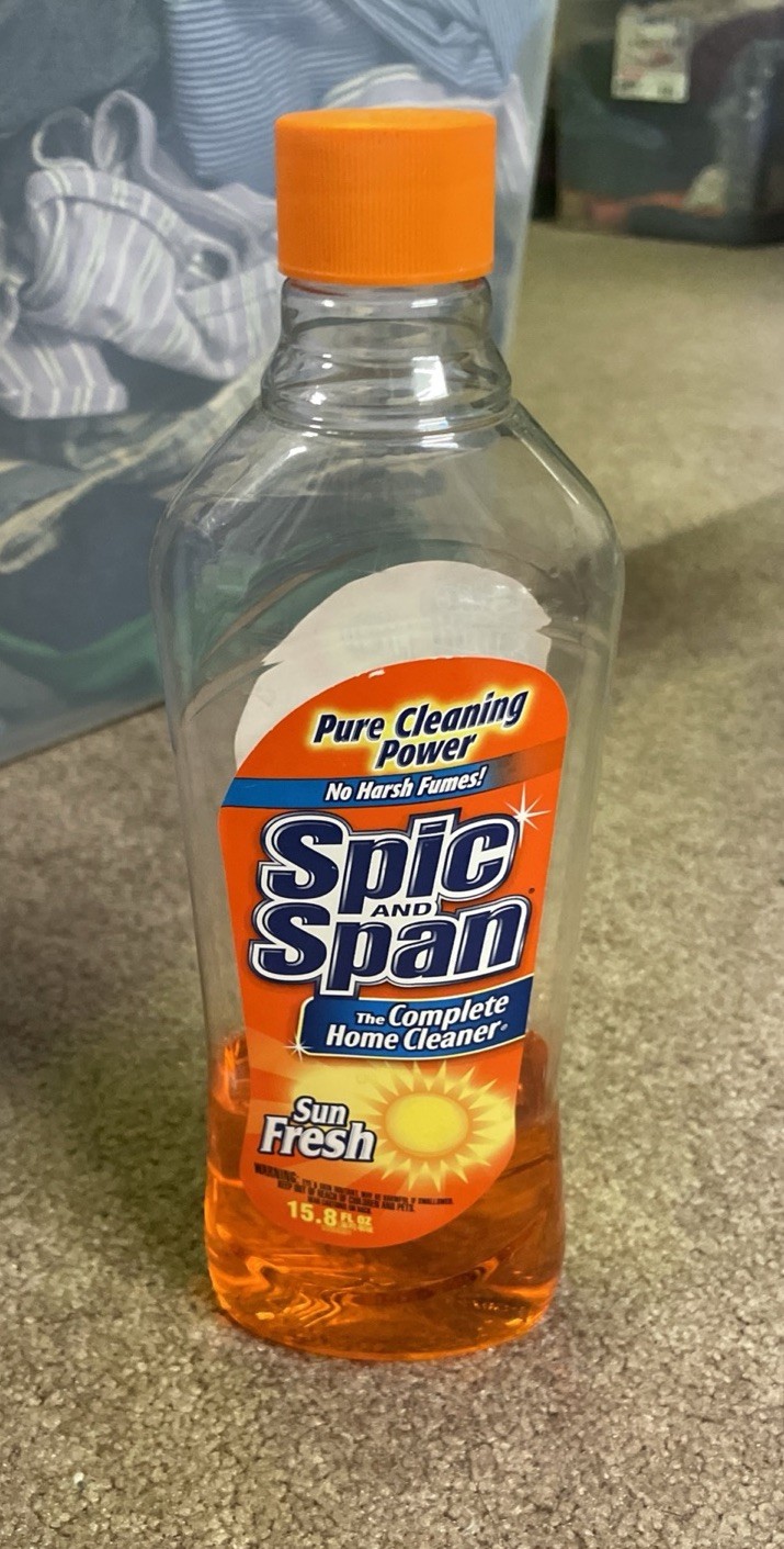 Spic and Span Sun Fresh All Purpose Multi Surface Complete Home Cleaner~1/3 Full