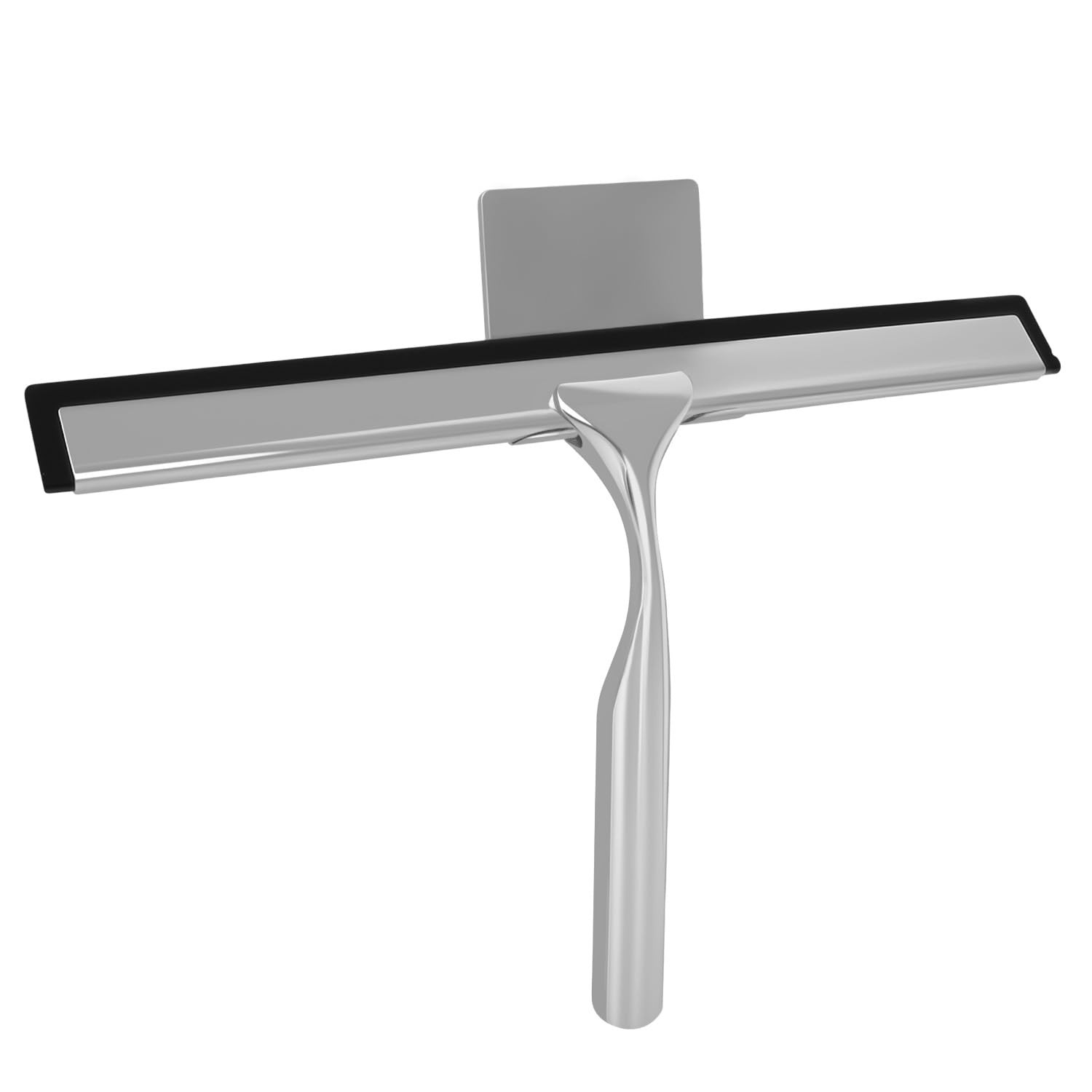 10 Inch Shower Squeegee Stainless Steel TPR Rubber Streak Free Glass Doors Mirro