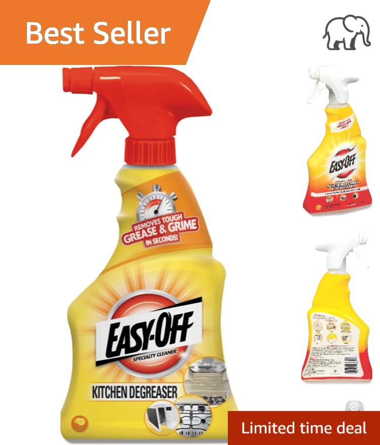 Specialty Kitchen Degreaser Cleaner – Clear Liquid, 16 Fl Oz, Low Odor Formula