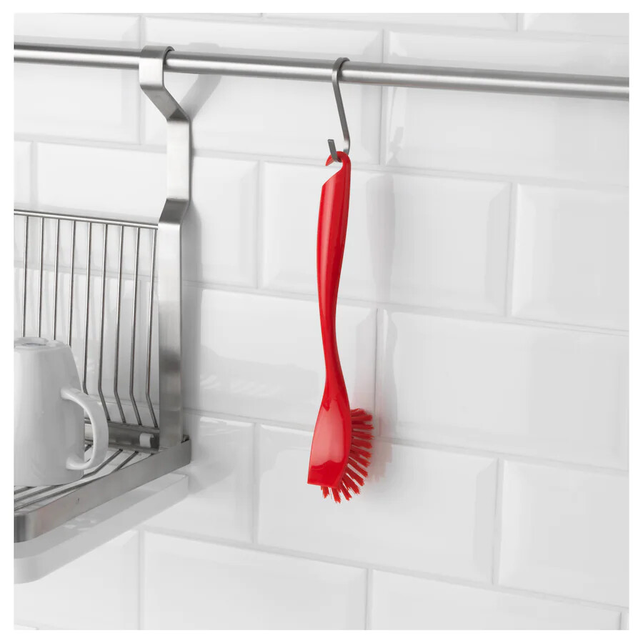 2 IKEA Cleaning Brushes Safe For Nonstick Cookware* Dishwash, Pet mat, Bathroom