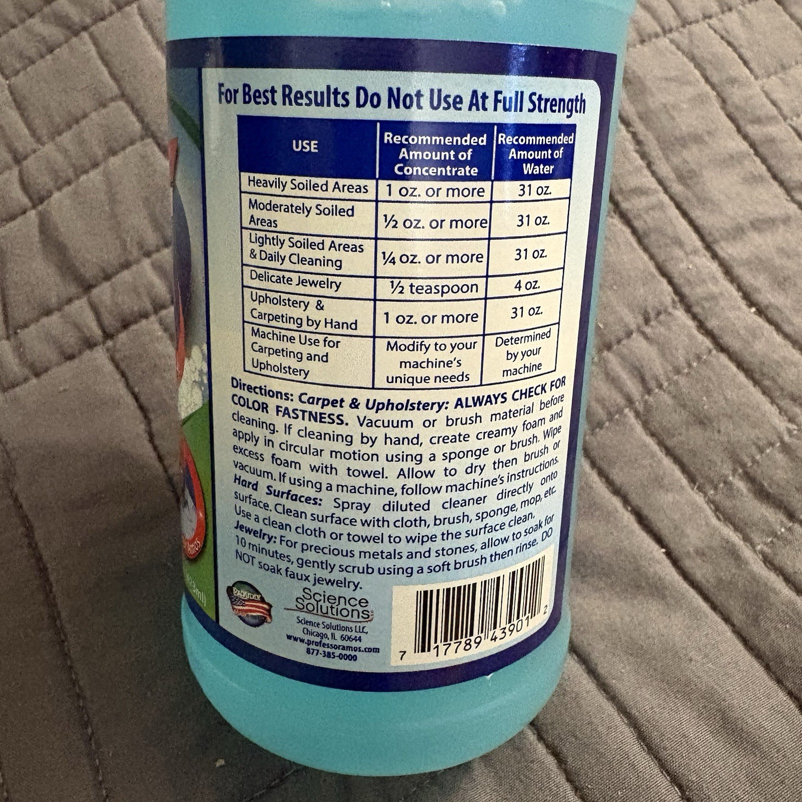 Professor Amos Shock It Clean Extreme Multi Purpose Cleaner Cucumber Melon 16 Oz