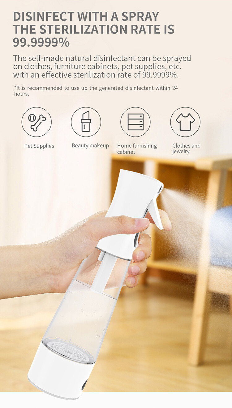 Household Detergent Disinfectant Spray Machine| Sodium Hypochlorite Generator