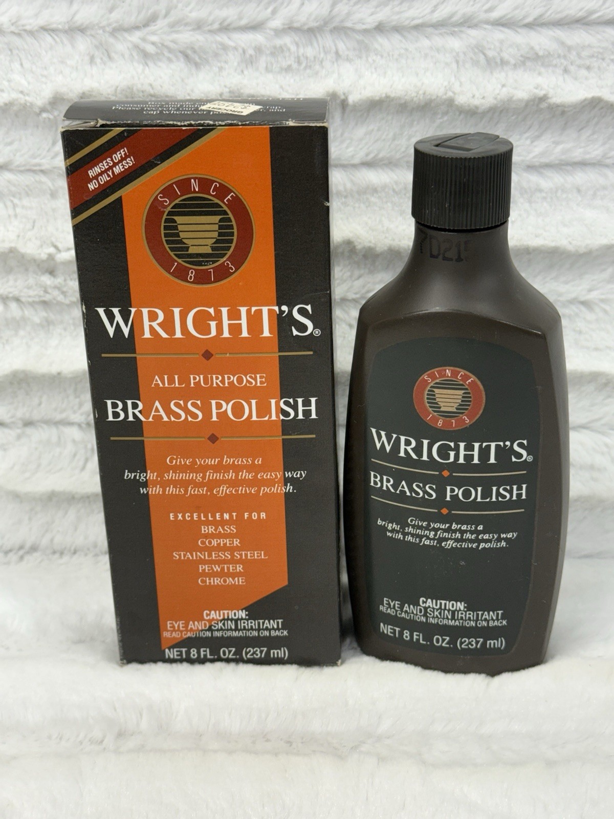 Wright’s All Purpose Brass Polish 8oz Barely Used ? 3/4 Full