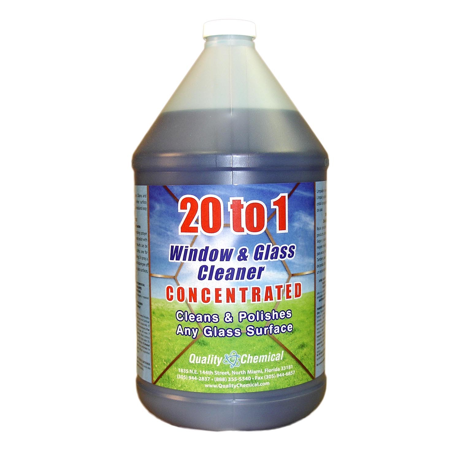 20-1 Window & Glass Cleaner – 1 gallon (128 oz.)