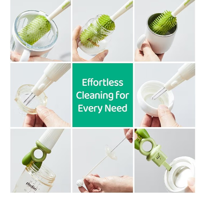 5-in-1 Silicone Cleaning Brush – Detachable or All-in-one Step Cleaning