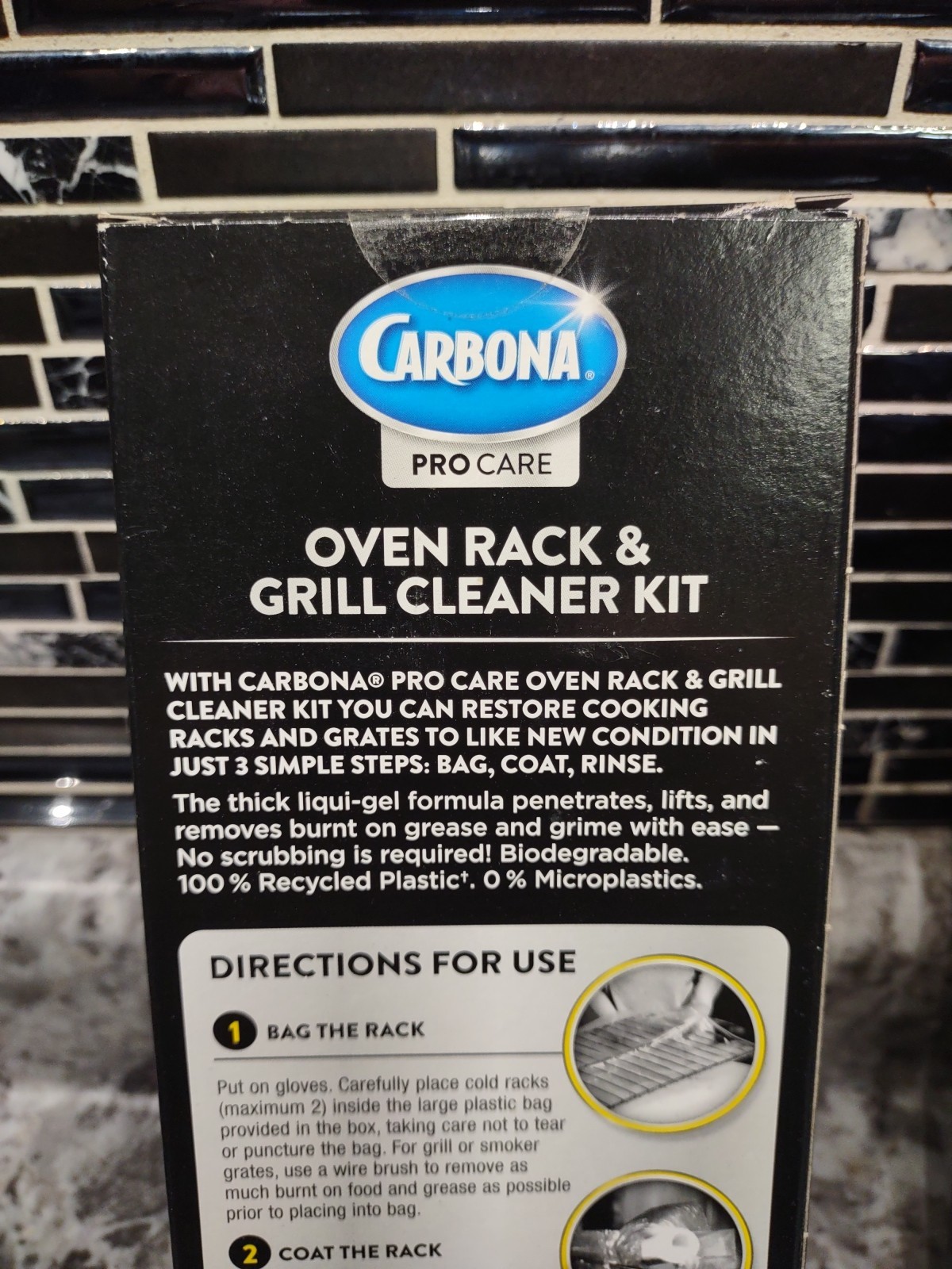 Qty. 2 Carbona Pro Care Oven Rack & Grill Cleaner Kit 16.8OZ