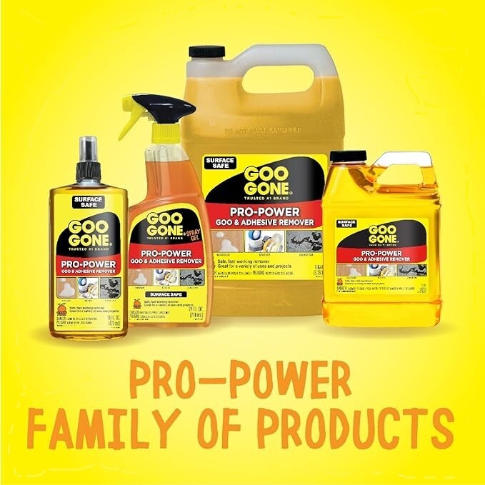 Goo Gone Pro-Power Goo & Adhesive Remover, 8 oz