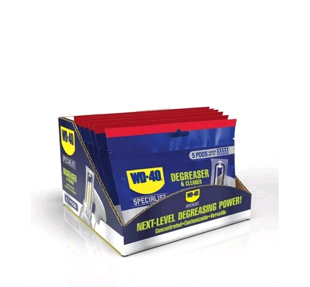 WD40 Degreaser Cleaner EZ PODS Multi Surface Cleaning Pack of 5