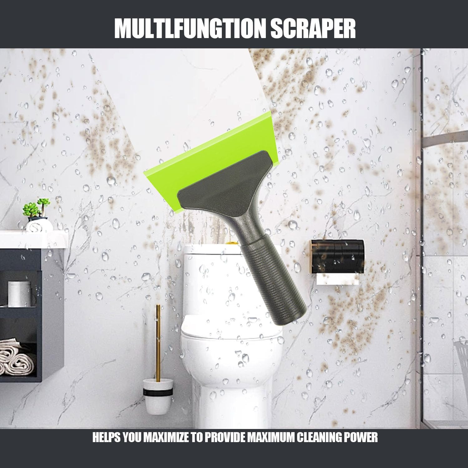 Small Squeegee Car Window Squeegee Silicone Squeegee for Window Door Bathroom Mi