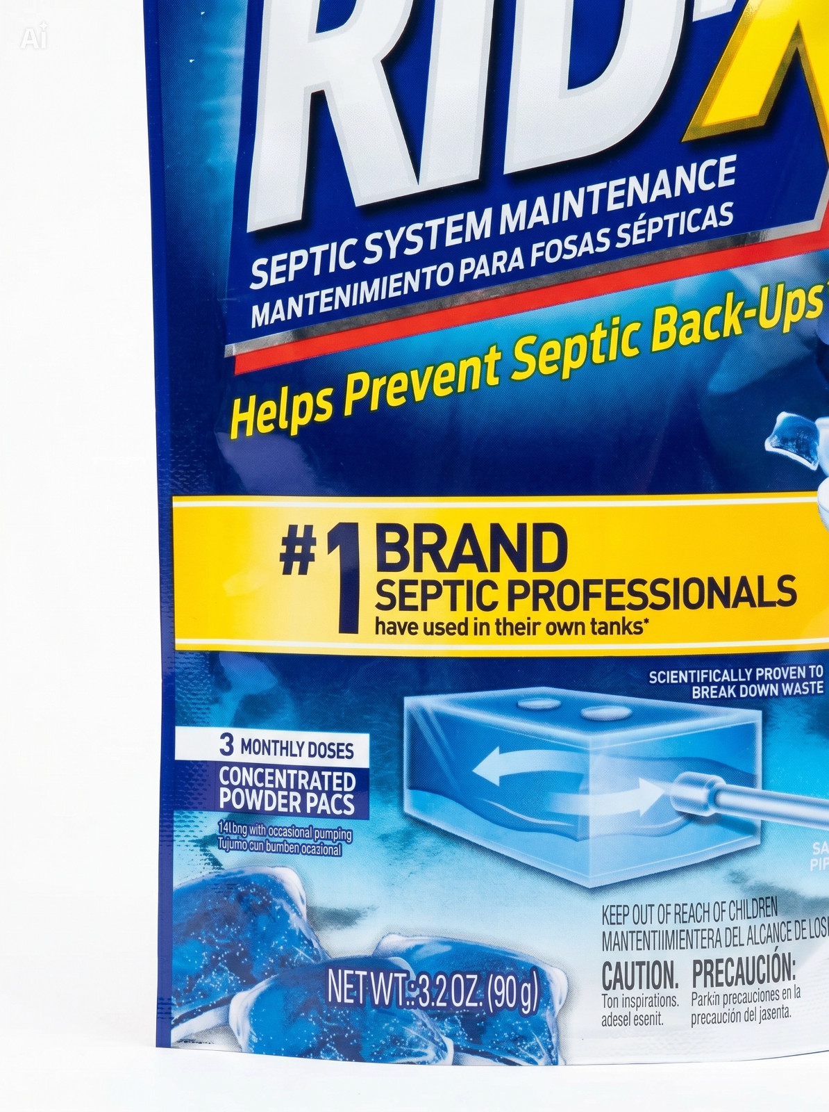 RID-X Septic Tank Treatment Pods – 3 Month Supply, Dual Action Enzymes