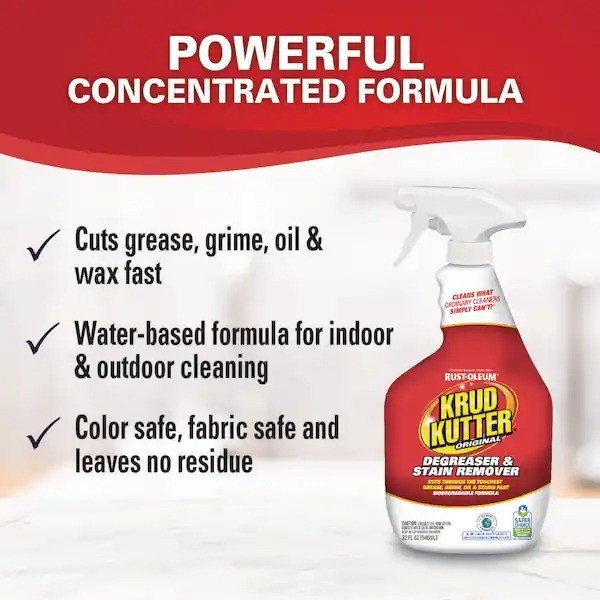 Krud Kutter (1 Quart) Liquid Cleaner and Degreaser for Grease on Multisurfaces