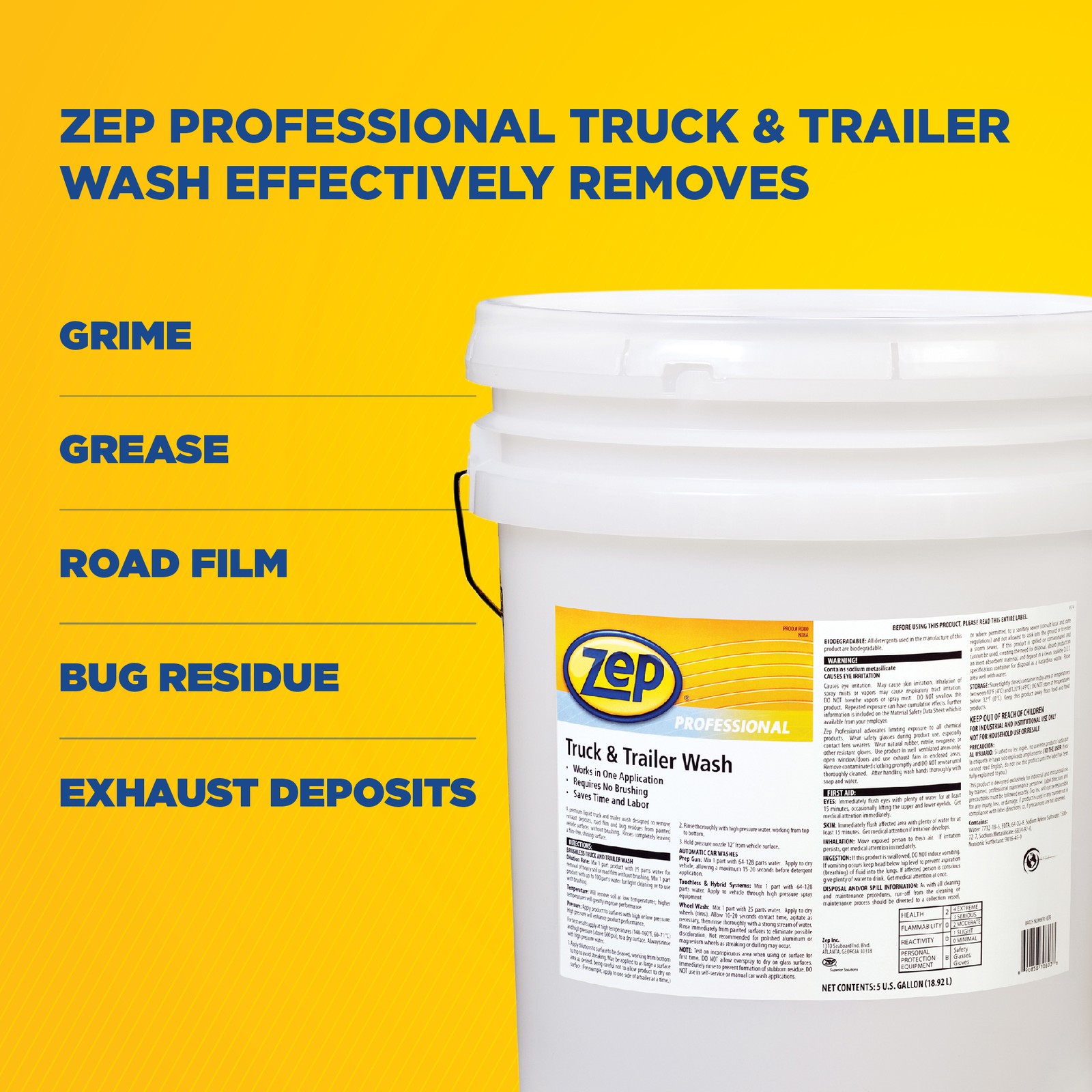 Zep Premium Truck And Trailer Wash 1041566