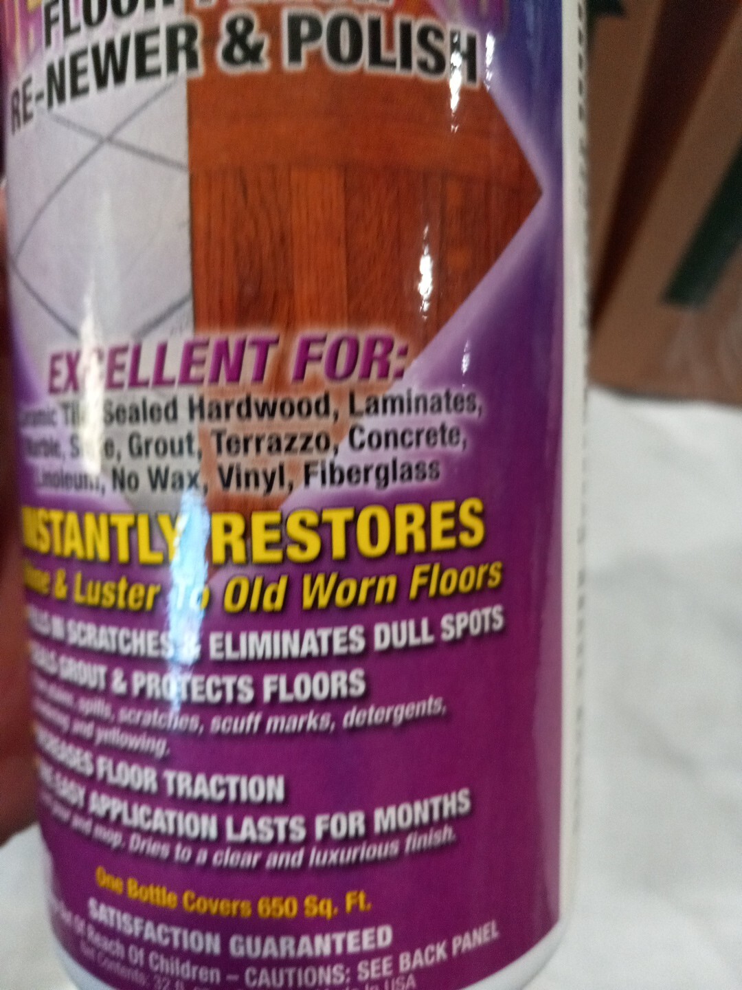Rejuvenate Floor Finish 96 Oz