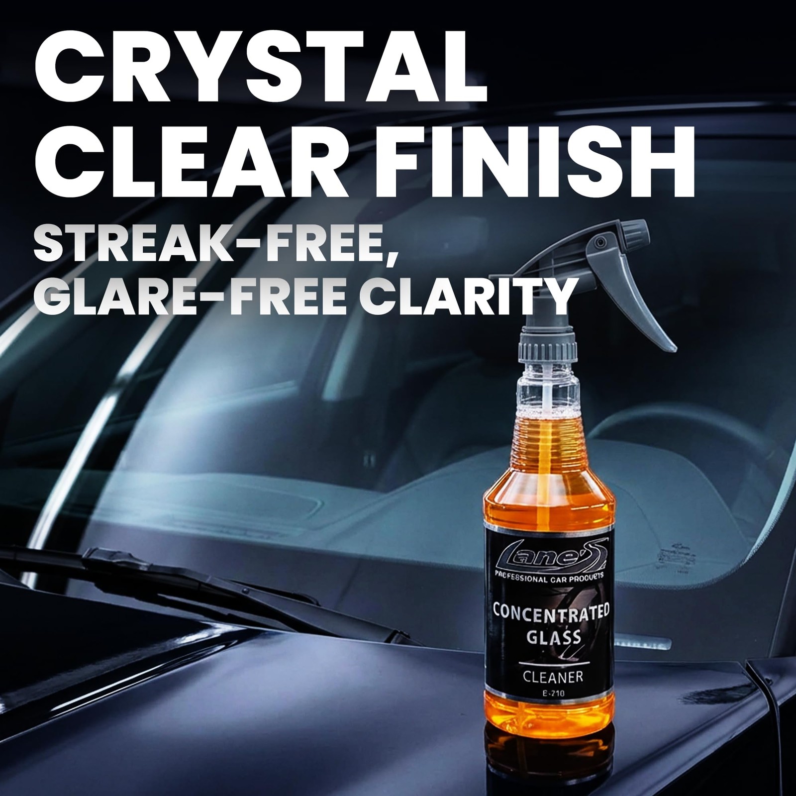 Concentrated Auto Glass Cleaner | Tint-Safe Car Windshield, Window Cleaner | …