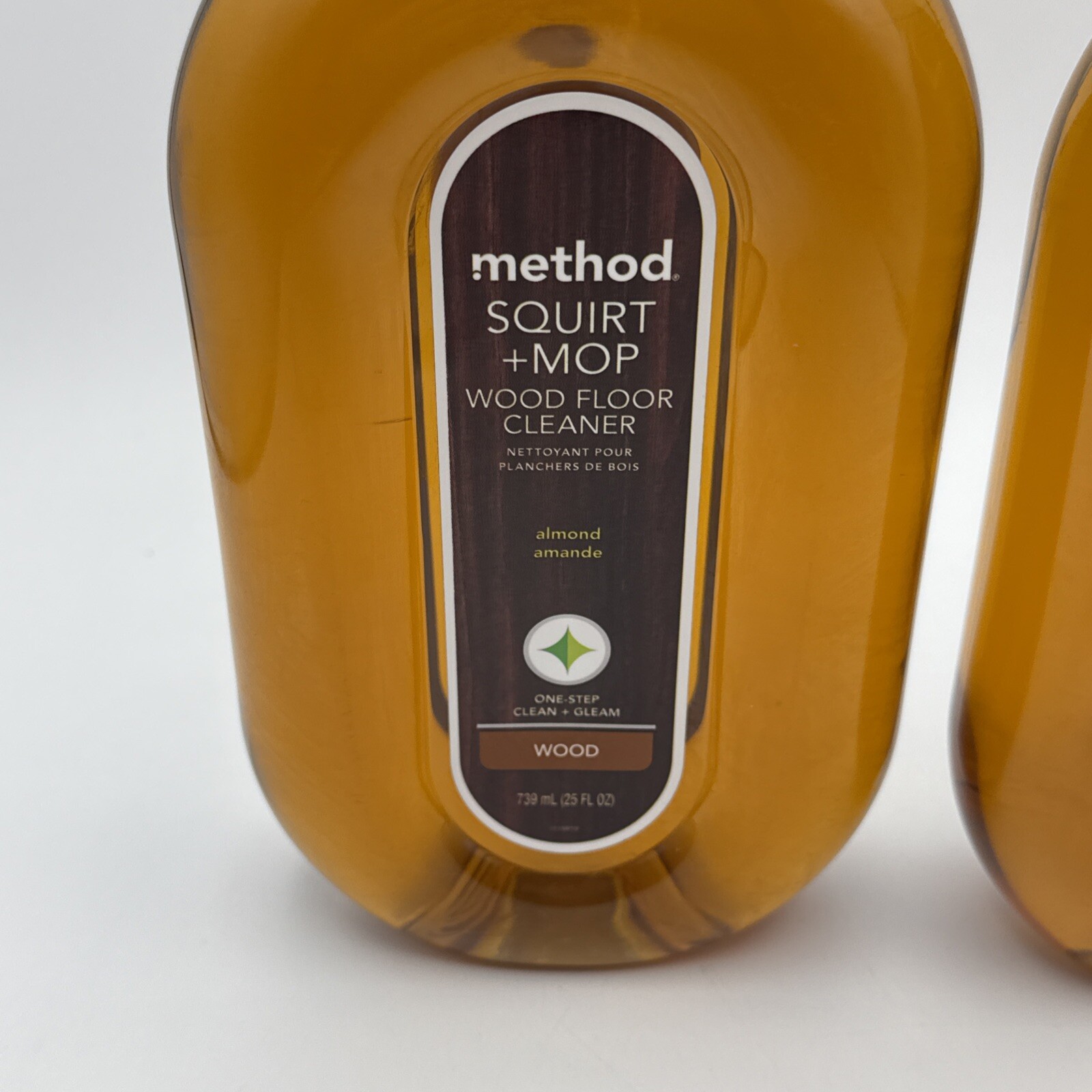 2~ Method Squirt & Mop Almond Scent Hardwood Floor Cleaner Liquid 25 oz No-Rinse