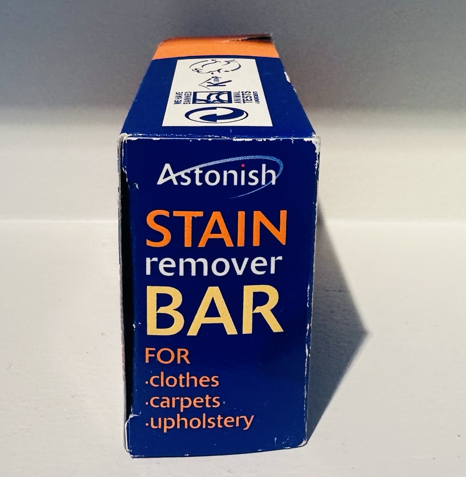 Astonish Stain Remover Bar Clothes Carpet Upholstery Pre Laundry Fabric 75g.