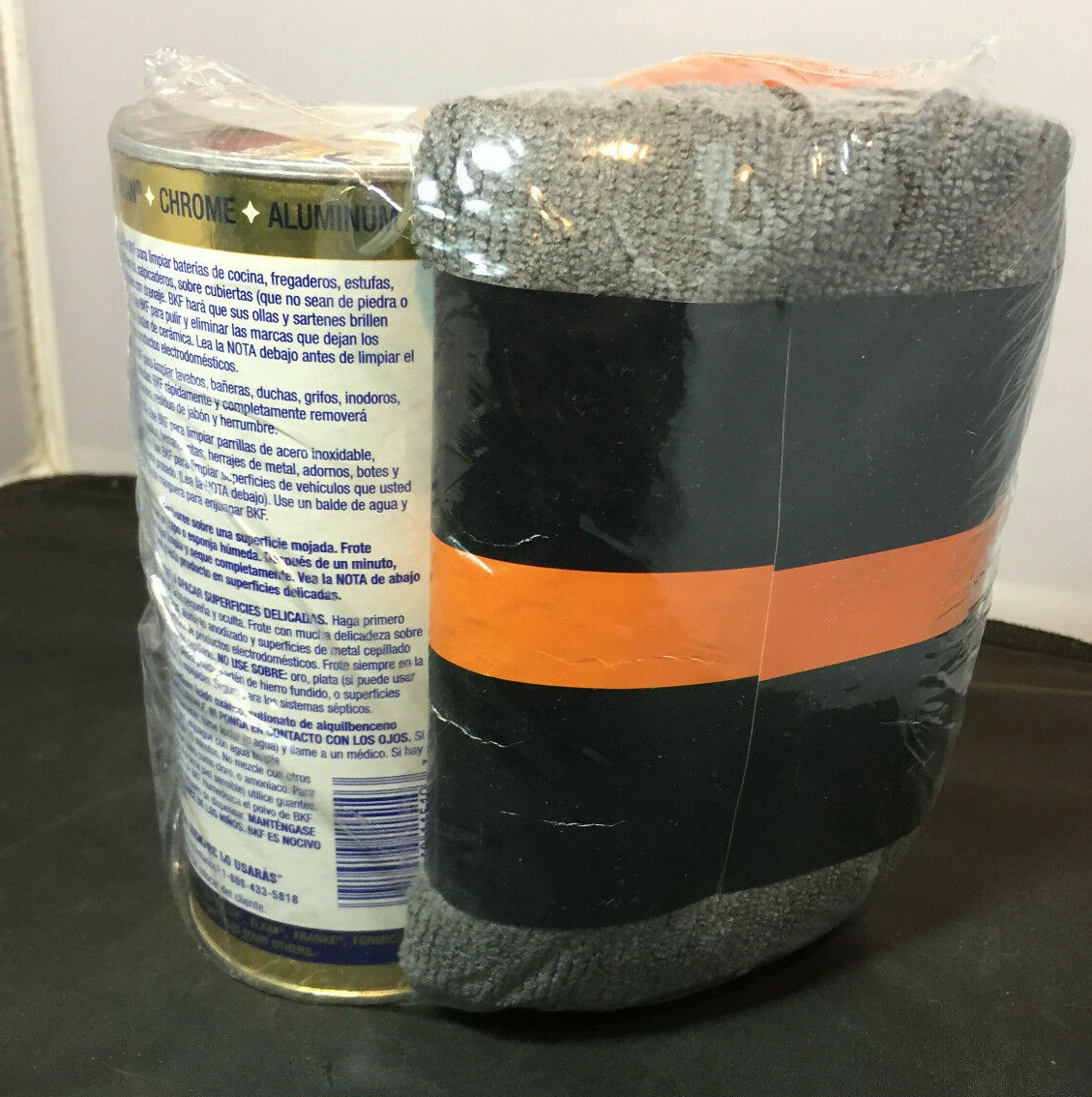 Bar Keepers Friend Powdered Cleanser 12 OZ / Foxtrot Cleaning Kit (Tiger Pack)