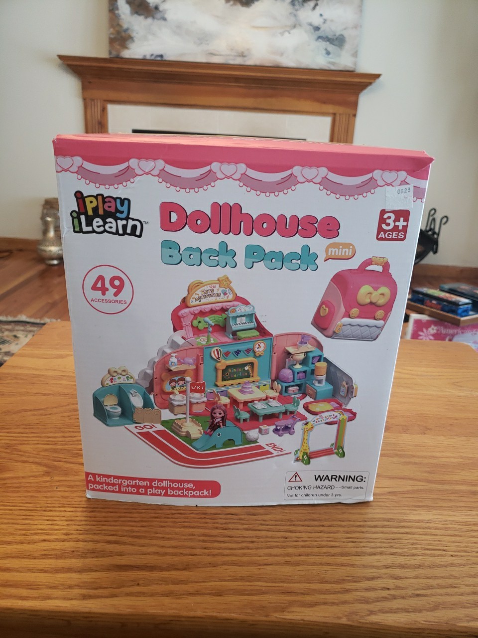 Dollhouse Backpack A kindergarten Dollhouse Packed Into A Play Backpack NEW!