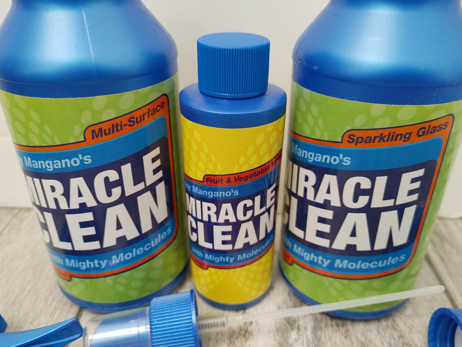 Joy Mangano’s Miracle Clean with Mighty Molecules Sparkling Glass 16.OZ (3PK)