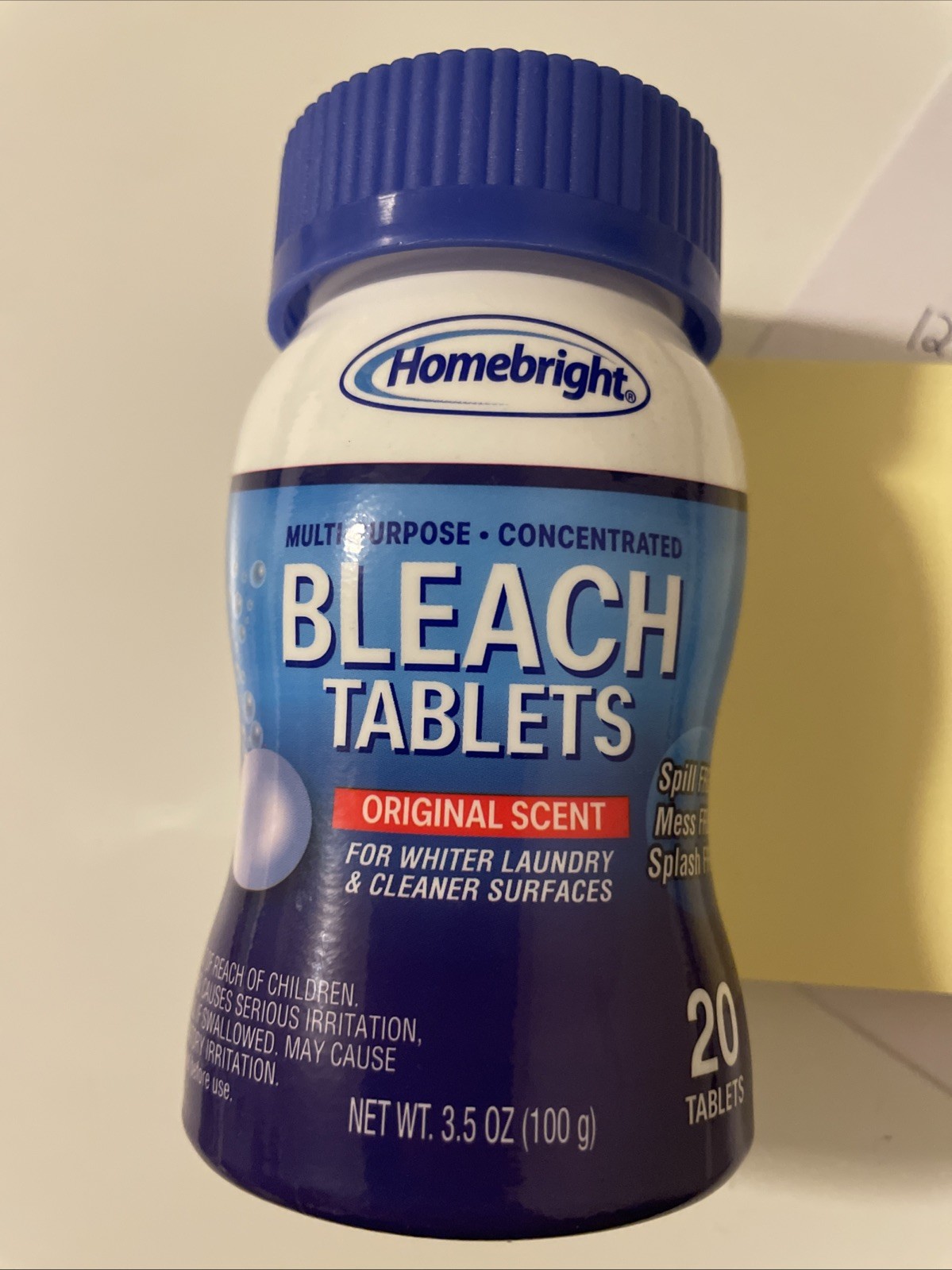 Homebright Bleach Tablets Original Scent 10 Tablets: New