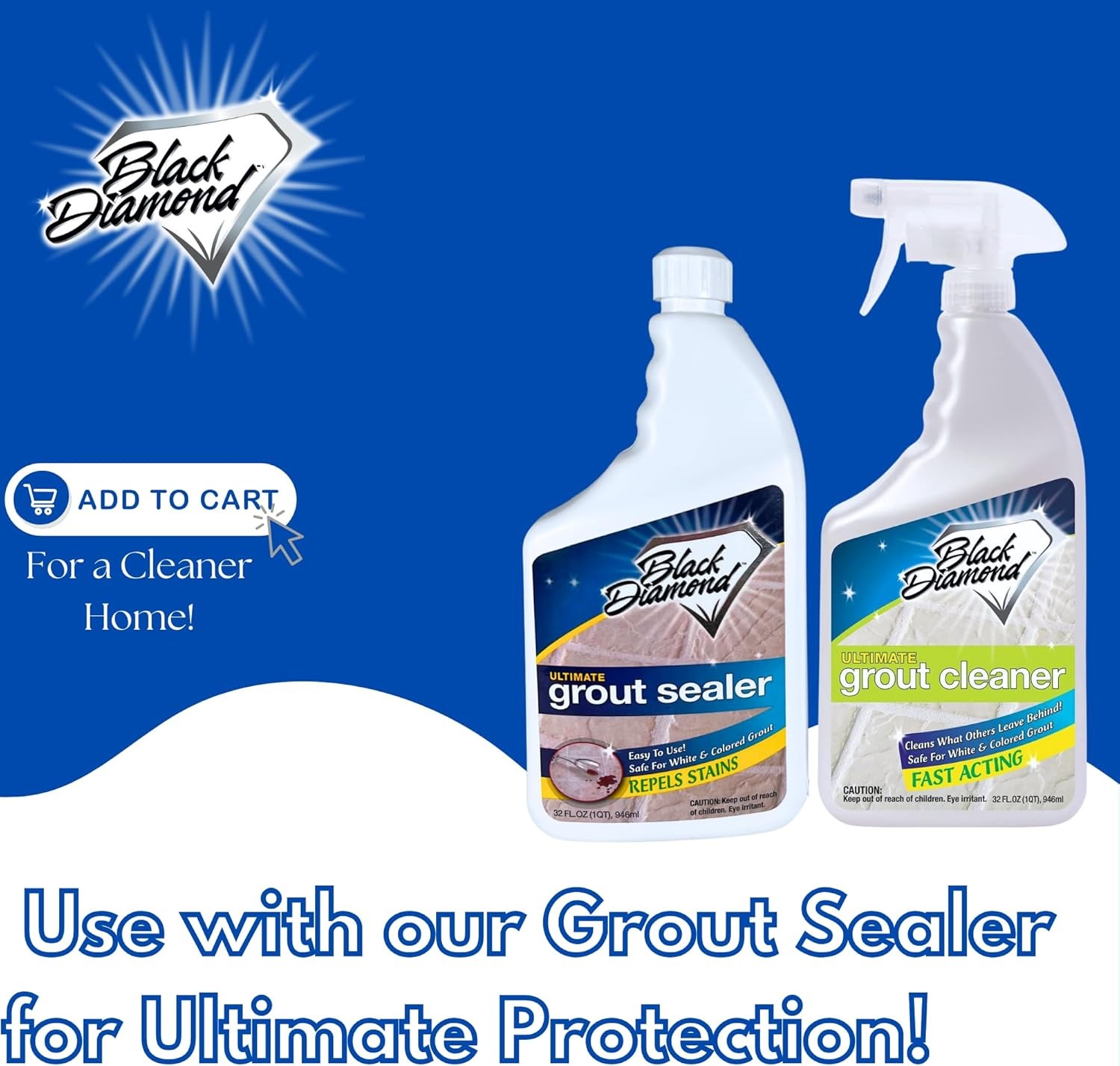 Black Diamond Ultimate Grout Cleaner: Best Cleaner for
