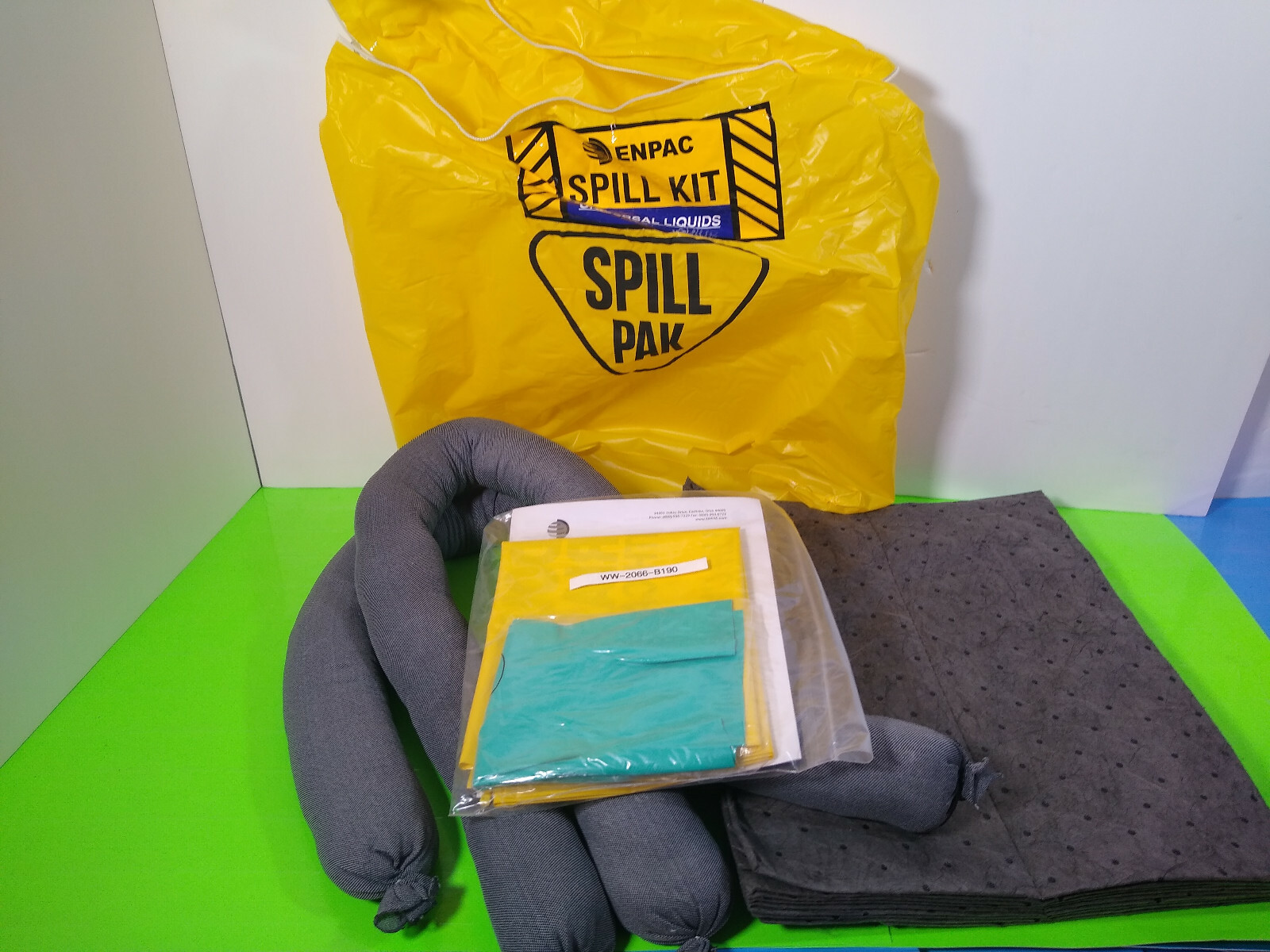 New ENPAC Spill Kit, Chem/Hazmat, Yellow, 13-SP2U, Yellow