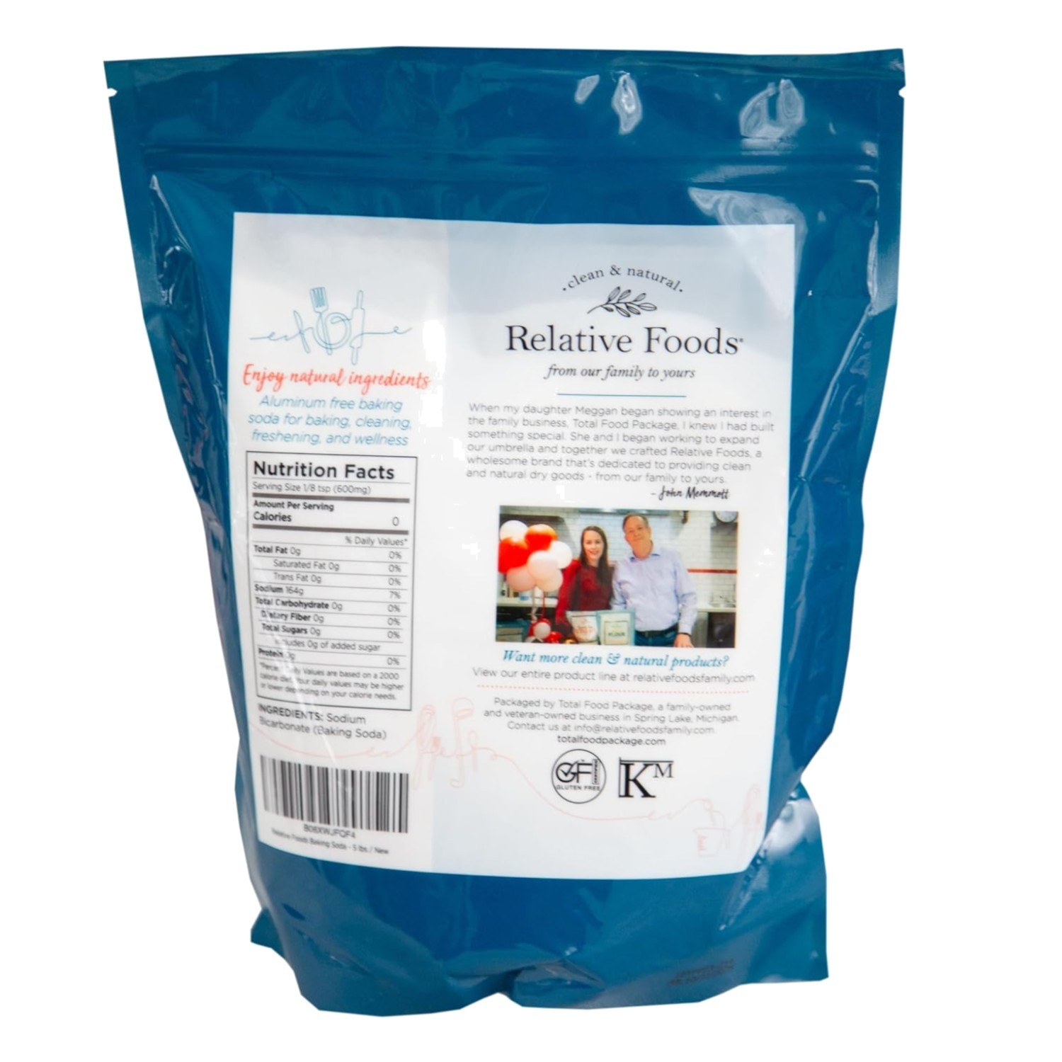 Baking Soda for Cooking & Cleaning – 5lb Pack