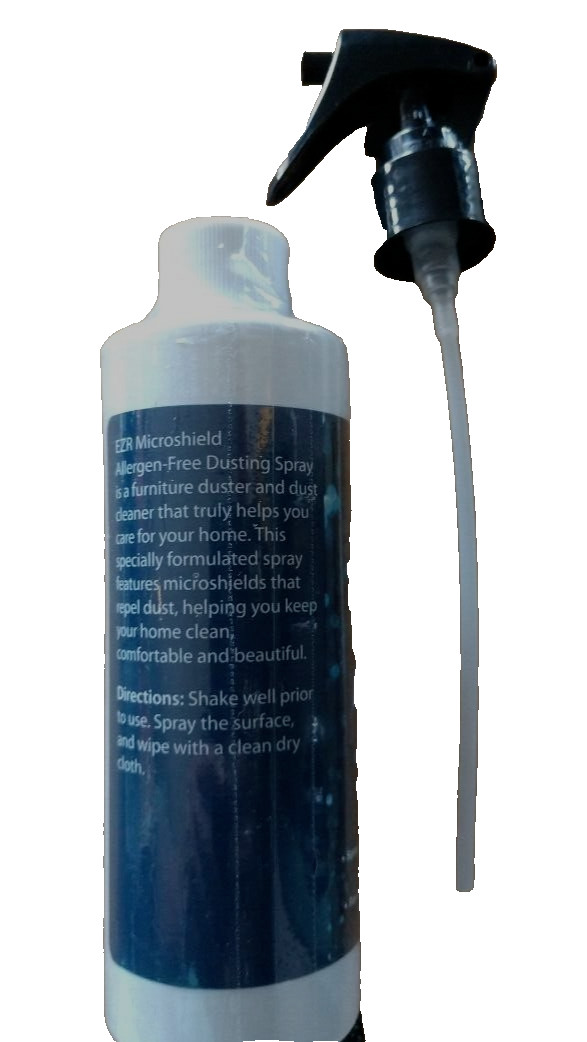 EZR Micro Shield Allergen-Free Dusting Spray With Lemon Grass & Cedar Oil 8 oz