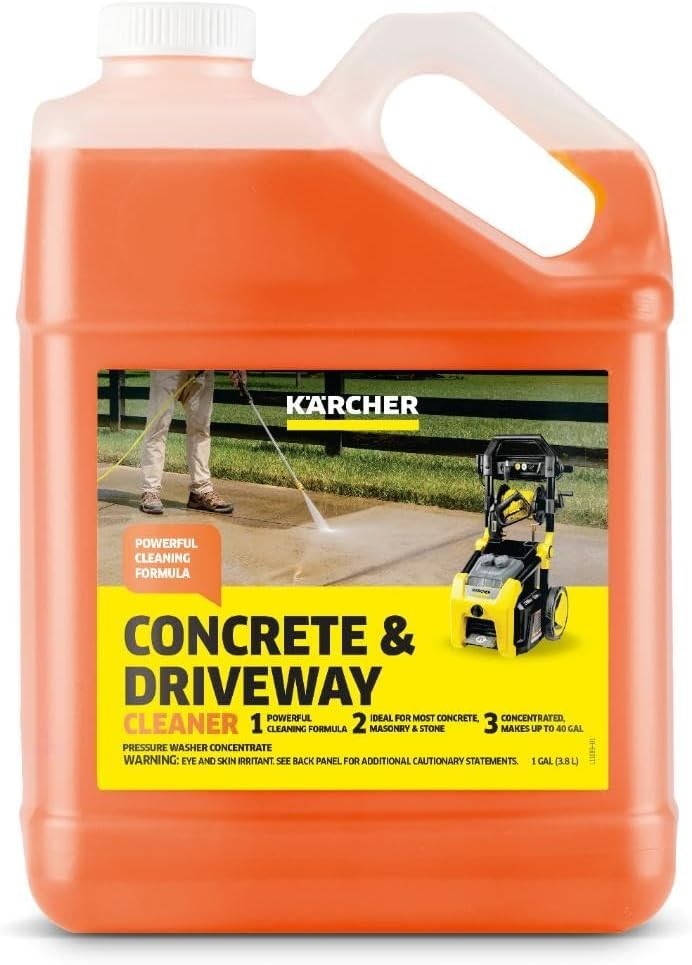 Highly Concentrated Pressure Washer Cleaner for Concrete & Stone Surfaces