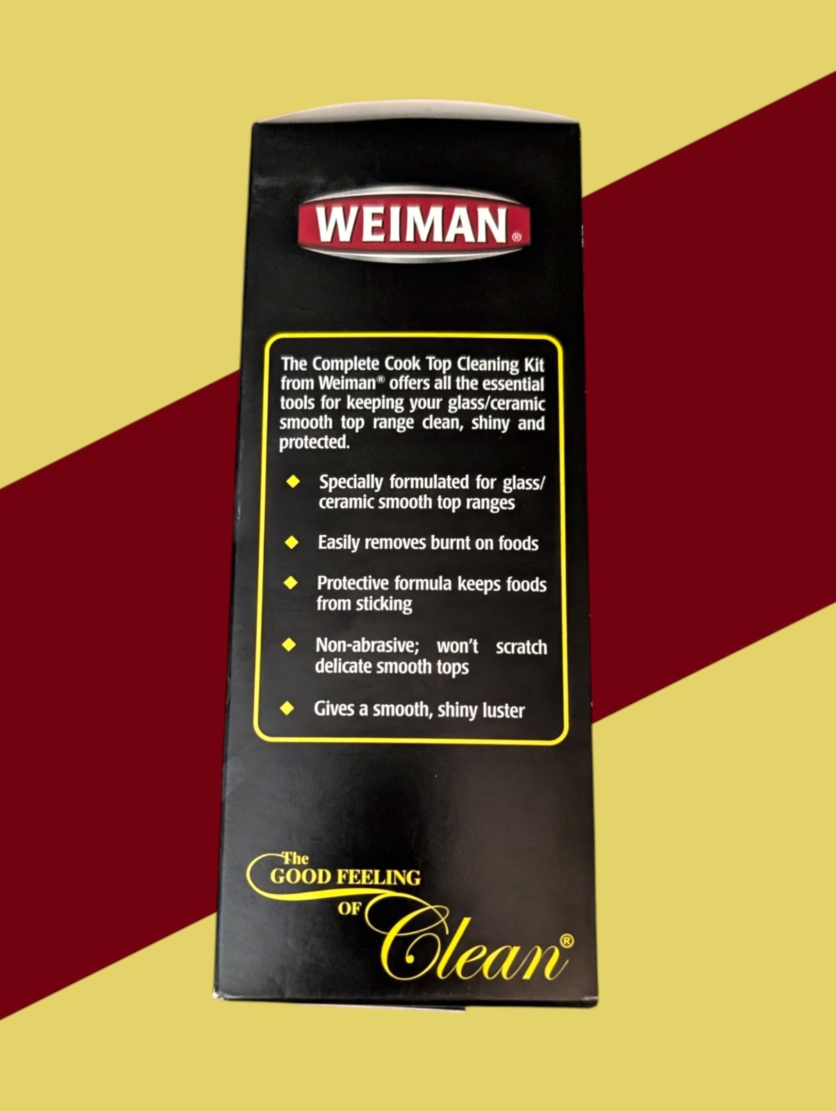 WEIMAN Complete Cook Top Cleaning Kit CLEANER & POLISH Scrubbing Pad Scraper