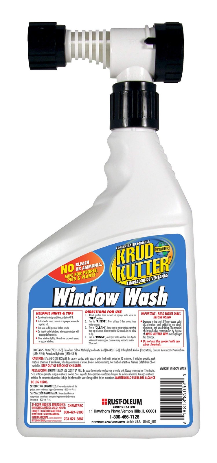 Ww32h4 Window Wash 32 Ounce Clear