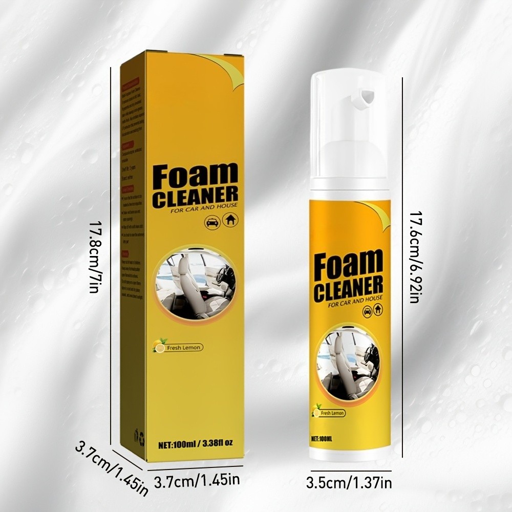 Multi-Functional Reliable Economical Compact 3Pcs Multi-purpose Car Foam Cleaner