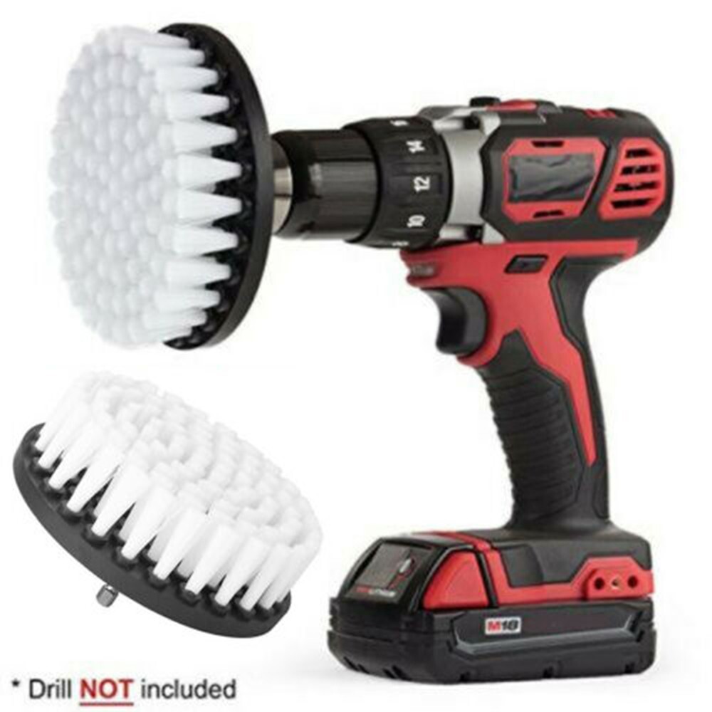 4 In Electric Drill Soft Brush For Carpet Leather&Upholstery Cleaning-Attachment