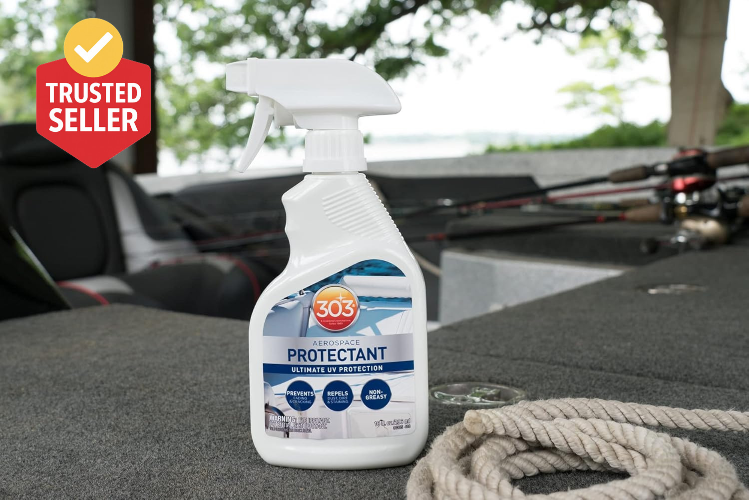 Marine Aerospace Protectant – UV Protection – Repels Dust, Dirt, & Staining – Sm