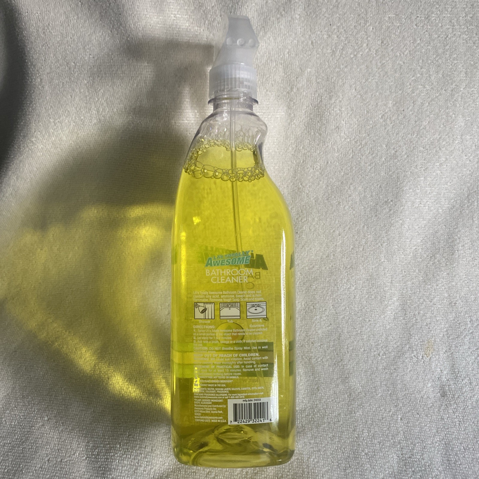 LA’s Totally Awesome Bathroom Cleaner, 32 Oz,