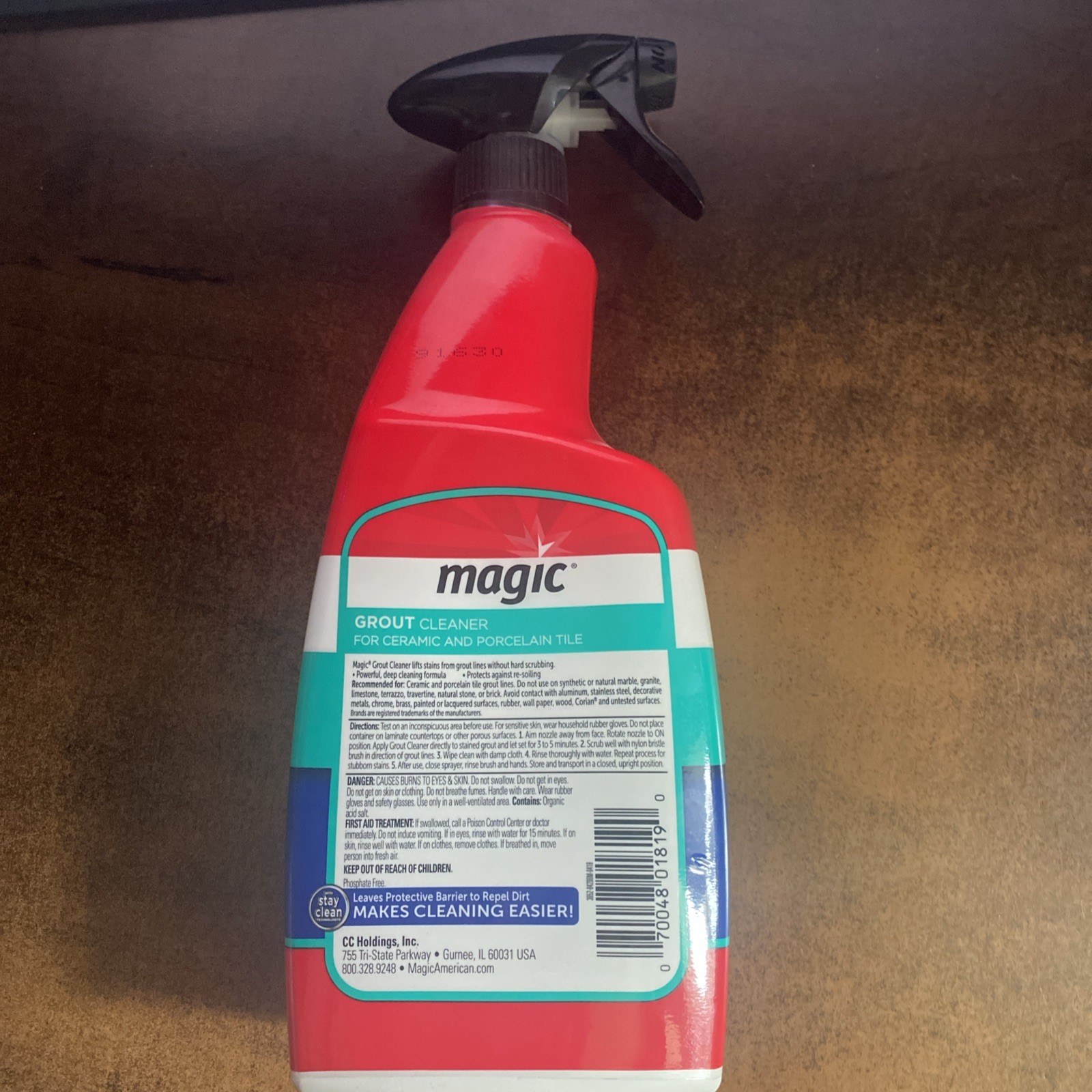 Magic Grout Cleaner for Ceramic & Porcelain Tile 30 Fl Oz Heavy Duty Stay Clean