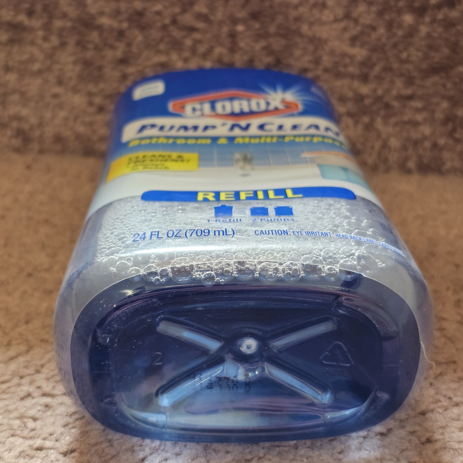NEW Clorox Pump ’N Clean Bathroom Refill 24 oz Rain Clean Discontinued NOS