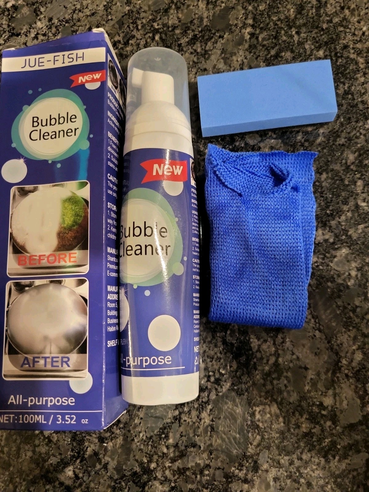 All-Purpose Foam Spray Bubble Cleaner New . Box Open. Product Not Used.